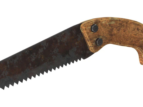 Старая пила 3D Модель