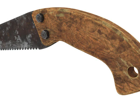 Старая пила 3D Модель