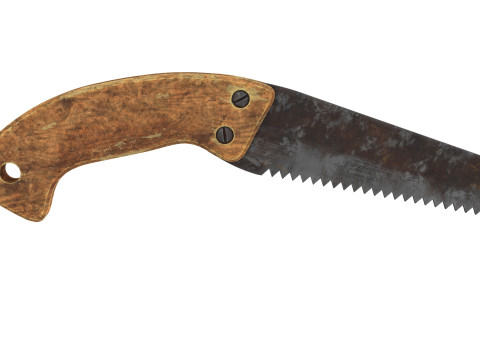Old saw Model 3D