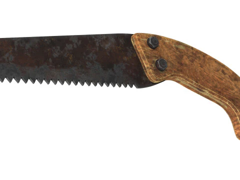 Старая пила 3D Модель