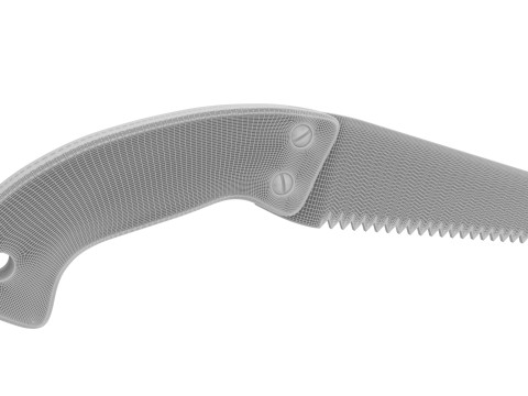 Old saw Model 3D