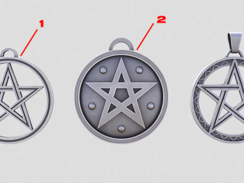 Amulets 3D Model