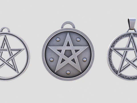 Amulets 3D Model