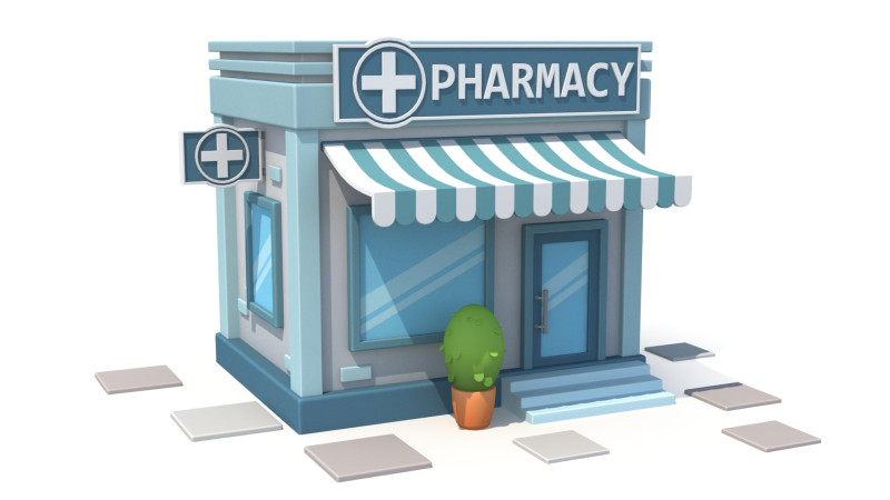 Cartoon building 3D Model .c4d .max .obj .3ds .fbx .stl .blend 