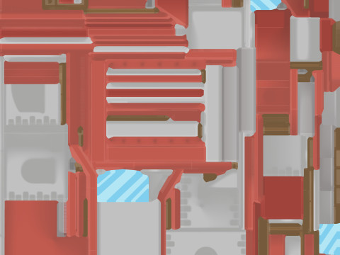 Cartoon house 3D 模型