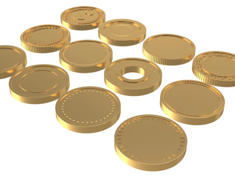 Coins 3D Model