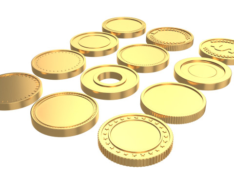 Coins 3D-Modell