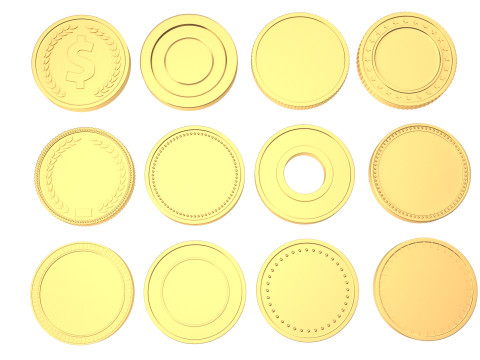 Coins 3D-Modell