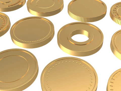 Coins 3D Model