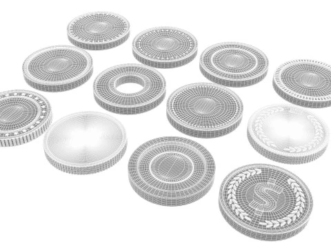 Coins 3D Model