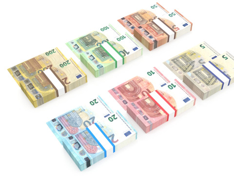 Euro Wads 3D Model
