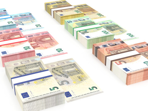 Euro Wads 3D Model