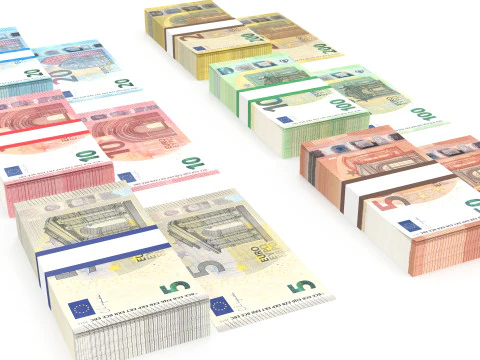 Euro Wads 3D Model