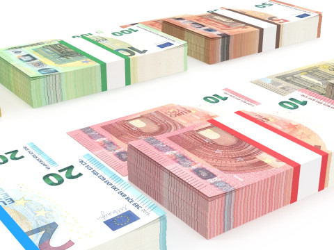Euro Wads 3D Model