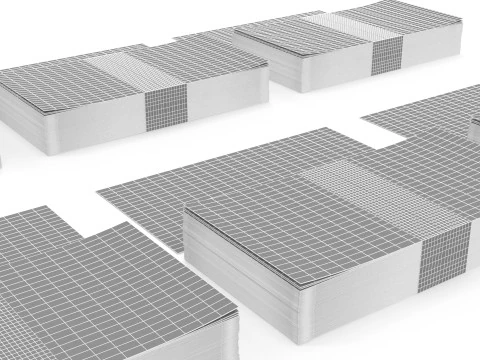 Euro Wads 3D Model
