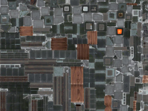 Stylized graveyard 3D Model