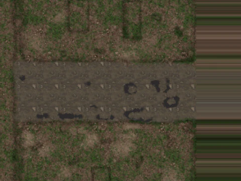 Stylized graveyard 3D Model