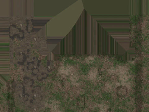 Stylized graveyard 3D Model