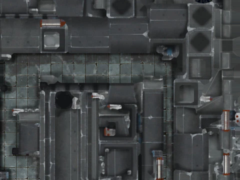 Stylized graveyard 3D Model