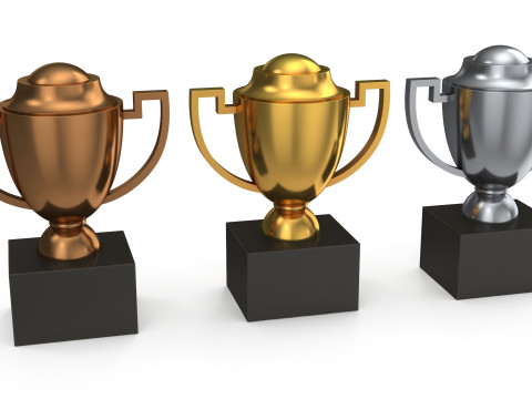 Trophy cups Modèle 3D