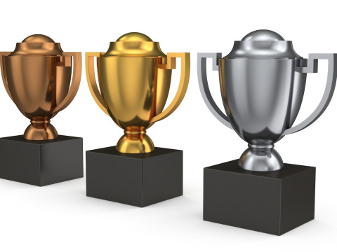 Trophy cups Modèle 3D