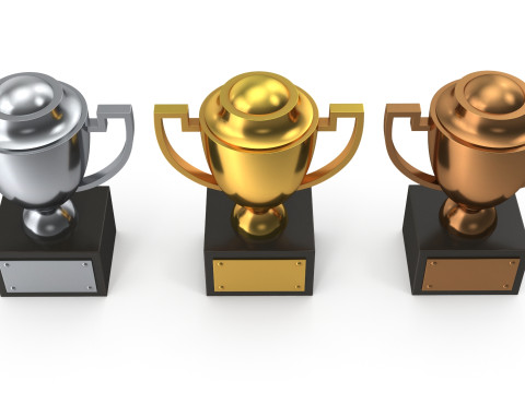 Trophy cups Modèle 3D