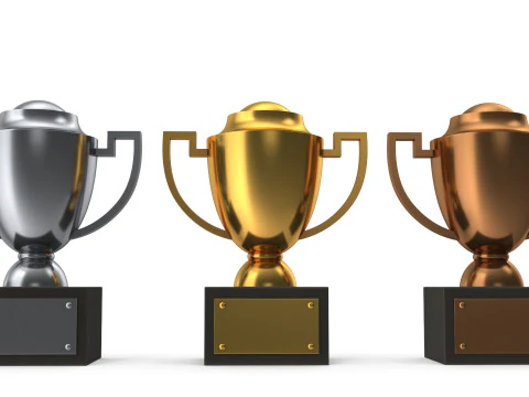 Trophy cups 3D Model
