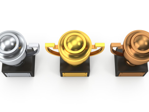 Trophy cups Modèle 3D