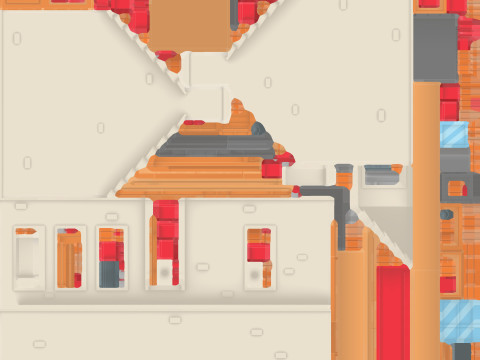 Cartoon house 3D Model