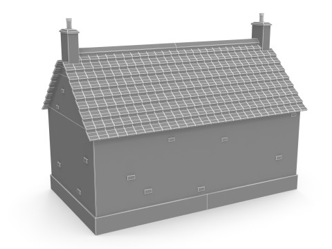 Cartoon house 3D Model