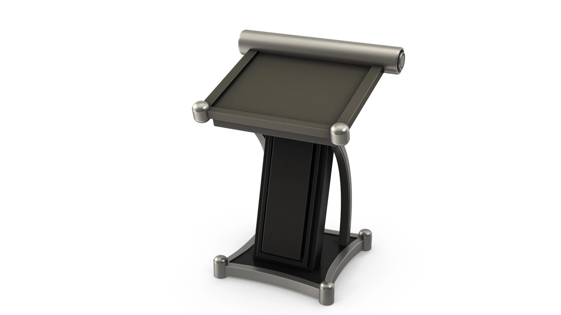 Metal pulpit 3D Model .c4d .max .obj .3ds .fbx .stl .blend 