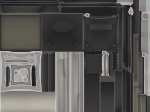 Metal pulpit 3D-Modell