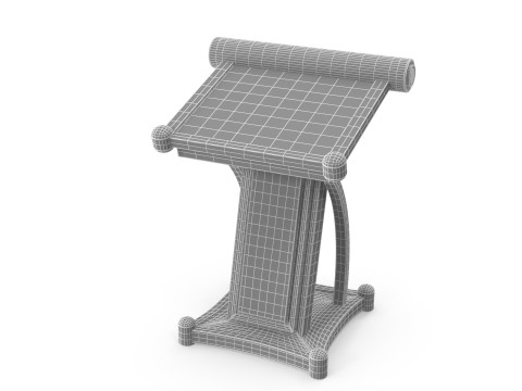 Metal pulpit 3D-Modell