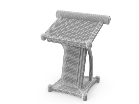 Metal pulpit 3D-Modell