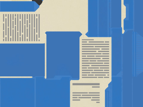 Stylized Paper Stacks 3D Model