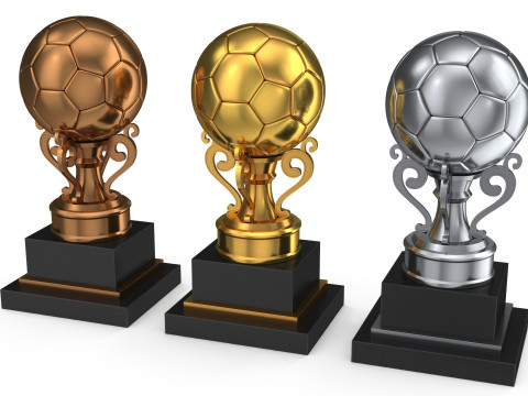 Trophy balls 3D 模型