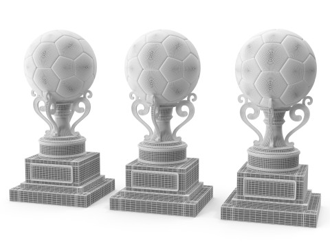 Trophy balls 3D 模型