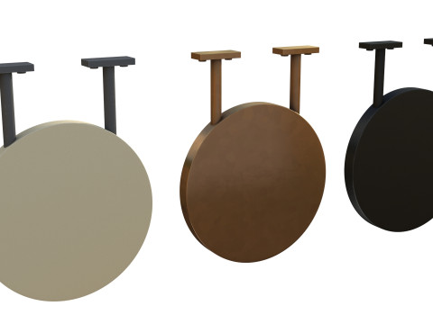Signboards coffee shop Model 3D