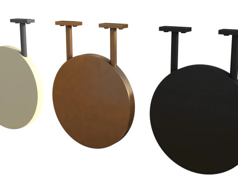 Signboards coffee shop 3D Model