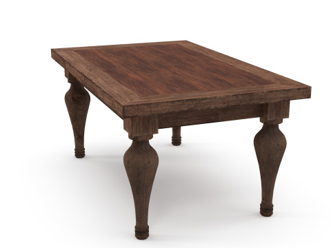 Old Table Model 3D
