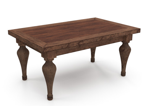 Old Table Model 3D