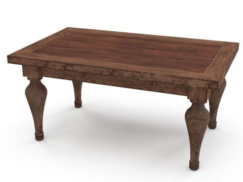Old Table Model 3D