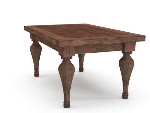 Old Table Model 3D