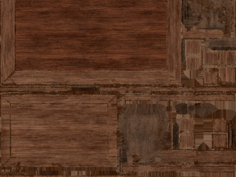 Old Table Model 3D