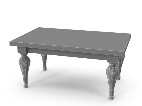 Old Table Model 3D