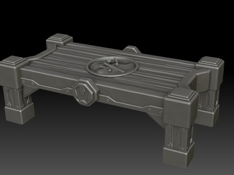Stylized table dwarf 3D Модель