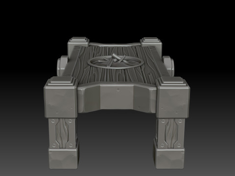 Stylized table dwarf 3D Model