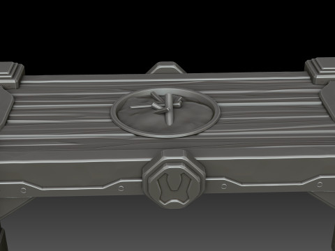 Stylized table dwarf 3D Model