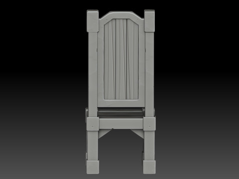Stylized chair 3D Model