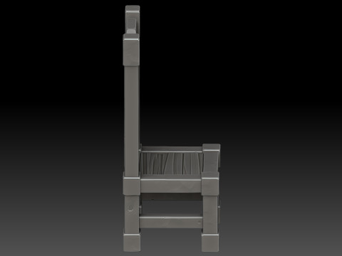 Stylized chair 3D Model